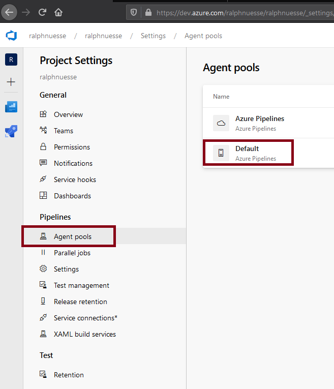 Azure DevOps Agent Pools