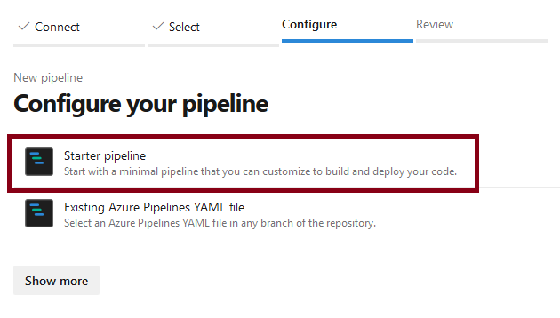 Azure DevOps Pipelne Type